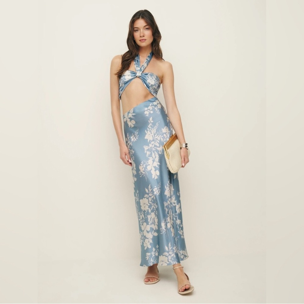 Reformation Vivi Silk Dress